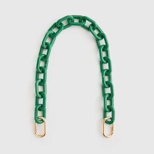 NWOT QUINCE Resin Shoulder Strap Emerald 4237